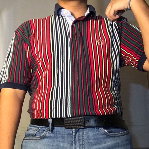 Tommy Hilfiger vertical striped polo - Picture 2 of 2
